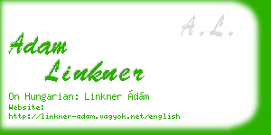 adam linkner business card