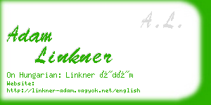 adam linkner business card
